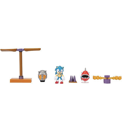 Sonic Play Set - Diorama Set - Flying Battery Zone - 6 Parts