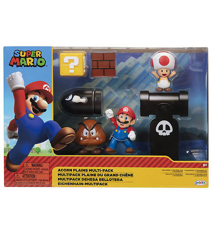 Super Mario Play Set - Diorama Set - Acorn Plains - 5 Parts