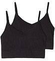 LMTD Bralette - 2-Pack - Noos - NlfKailey - Black