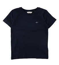 GANT T-skjorte - Shield - Evening Blue