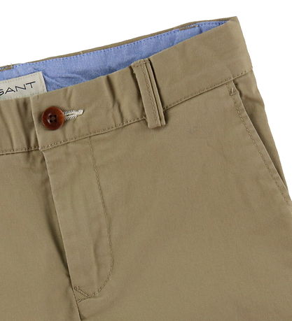 GANT Trousers - Chino - Dark Khaki