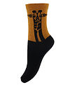 DYR-Cph Socks - ANIMAL Gallop - Black Giraffe