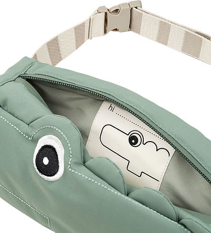 Done by Deer Shoulder Bag - Quilted Cross-Over Kids - Croco Gree