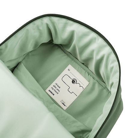 Done by Deer Backpack - Quilted - Croco Green