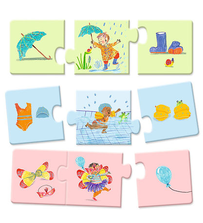 Djeco Jigsaw Puzzle - 8x3 - My Daily Life