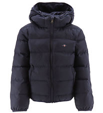 GANT Puffer Jacket - Light Padded Shield - Evening Blue