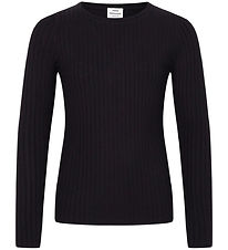 Mads Nørgaard Blouse - Rib - Talika Top - Black