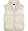 Tommy Hilfiger Puffer Vest - Glossy Short Pouf - Classic+ Beige