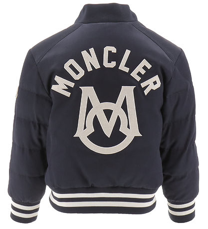 Moncler Donsjas - Duiken - Navy m. Logo