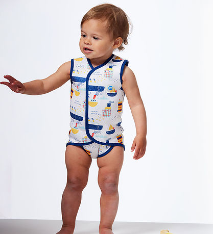 Splash About Wetsuit - Baby Wrap - UV50+ - Tug Boat