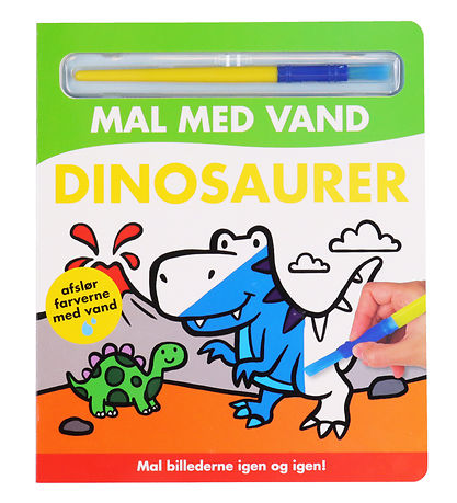 Alvilda Värityskirja - Maalaa vedellä - Dinosaurukset