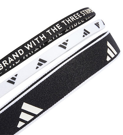 adidas Performance Headband - 3-Pack - Black/White