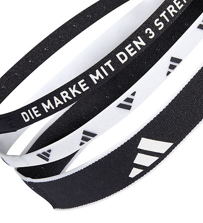 adidas Performance Headband - 3-Pack - Black/White