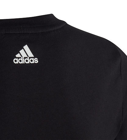 adidas Performance T-shirt - G LIN T - Black/White