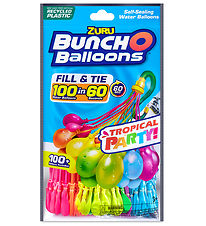 Bunch O Balloons 물놀이 장난감 - 물풍선 100개 이상 - 트로피컬 파티