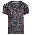 Rethinkit Stuttermabolur - Carla - Flower Birds
