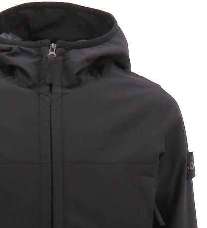Stone Island Softshell jakki M. Fóður - Svart