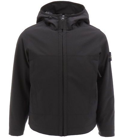 Stone Island Softshell jakki M. Fóður - Svart