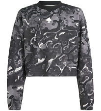 adidas Performance Bluse - Sort/Grå