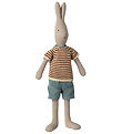 Maileg Soft Toy - Rabbit - Size 3 - 49 cm - Classic - Knitted Bl