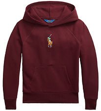 Sweat à Capuche Polo Ralph Lauren - Bordeaux av. Logo