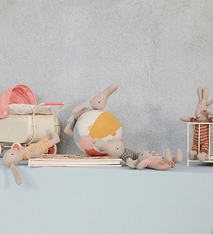 Lapin Maileg - Micro - Bleu/Gris A Rayures