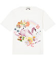 Stella McCartney Kids 티셔츠 - 오프 화이트 포함 스완