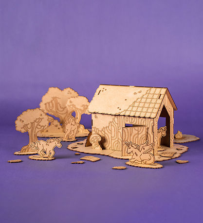 Set de Création Crateit - Bois - Licorne - Magie Forêt