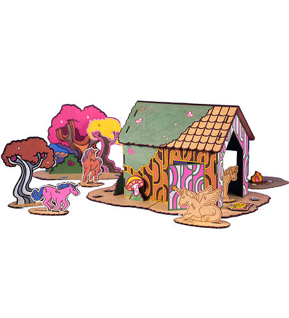 Set de Création Crateit - Bois - Licorne - Magie Forêt