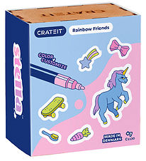 Set de Création Crateit - Licorne - Bois - Amis de l'arc-en-ciel