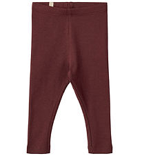 Leggings Wheat - Rib - Maddy - Aubergine