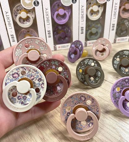 BIBS X Liberty Colour Pacifiers - 2-Pack - Size 1 - Symmetrical 