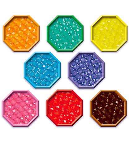 Aquabeads Helmeä - 800+ kpl. - Jalokivihelmipakkaus - Monivärine