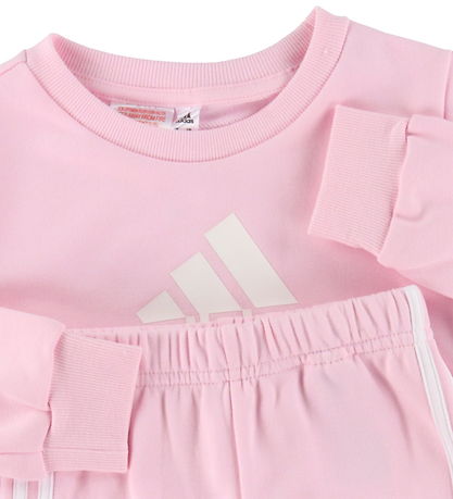 adidas Performance Sweat Set - Pink w. White