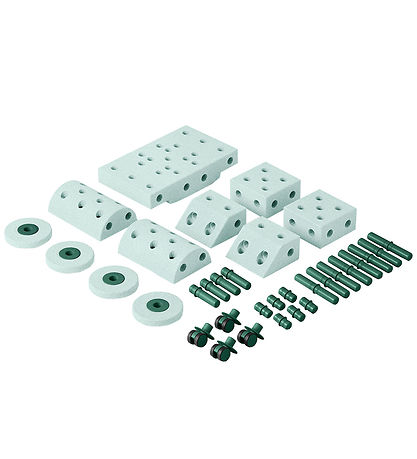 MODU Dromer Set - 34 Onderdelen - 70x40x20 cm - Ocean Mint/Bos G