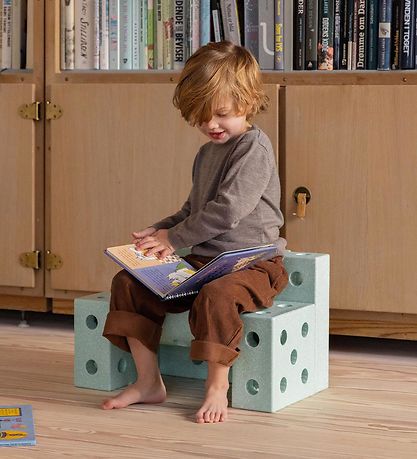 MODU Dromer Set - 34 Onderdelen - 70x40x20 cm - Ocean Mint/Bos G