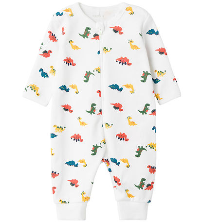 Name It Nightsuit - Noos - NbmNightsuit - Dino/Bright White