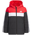 adidas Performance Puffer Jacket - LK Pad JKT - Black/Red/White