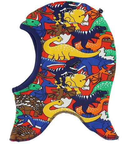 Småfolk Balaclava - 2-layer - Reversible - Apple Red w. Retro Ap