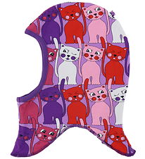 Cagoule Småfolk - 2 Couches - Réversible - Viola av. Retro Pomme