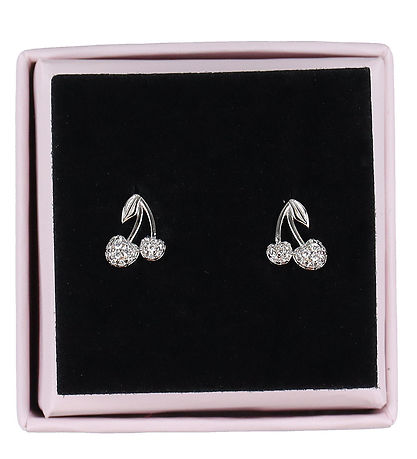 MillaVanilla Earrings - Cherry Bling - Silver