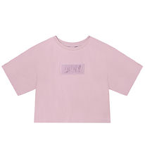 DKNY Stuttermabolur - Skera - Fjólublátt M. Terry