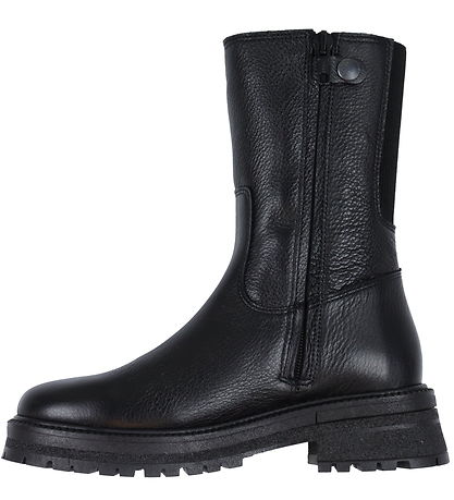 Angulus Kängor - Mid-Klippning - Black