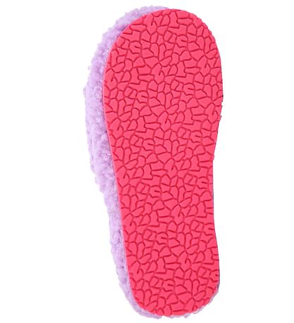 Little Marc Jacobs Flip Flops - Violet w. Teddy Fleece/Patches
