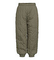 Sofie Schnoor Thermo Trousers w. Fleece - Vitos - Kaki Gree