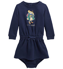 Robe en Molleton av. Bloomers Polo Ralph Lauren - Marine av. Pel