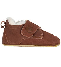 Chaussures en cuir à semelle souple av. Doublure Wheat - Taj - C