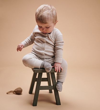 GoBabyGo Jumpsuit - Oak - Feather