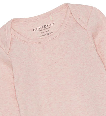 GoBabyGo Bodysuit l/s - Hazel - Rose