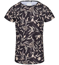 Ville Sofie Schnoor T-Shirt Sport - Louise - Noir av. Motif